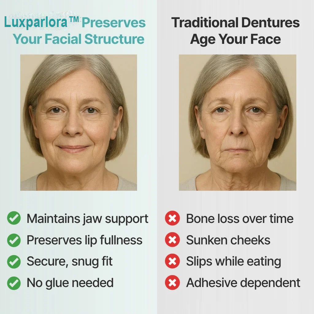 Ends Today: 70% OFF! Luxparlora™? Custom-Fit Full Functional DenturesMake you more confident