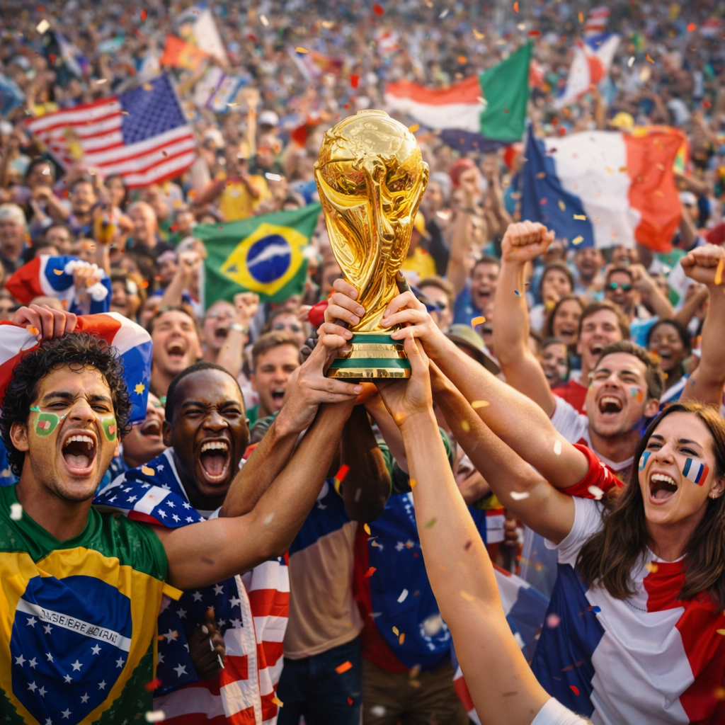 ⚽🏆 2026 FIFA World Cup FIFA Trophy & Ball Keychain