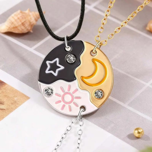🌞🌙⭐Sun, Moon & Star Magnetic Necklace Set🌞🌙⭐