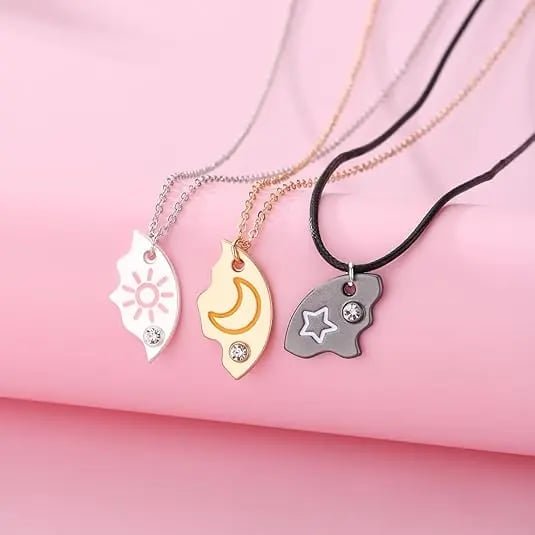 🌞🌙⭐Sun, Moon & Star Magnetic Necklace Set🌞🌙⭐
