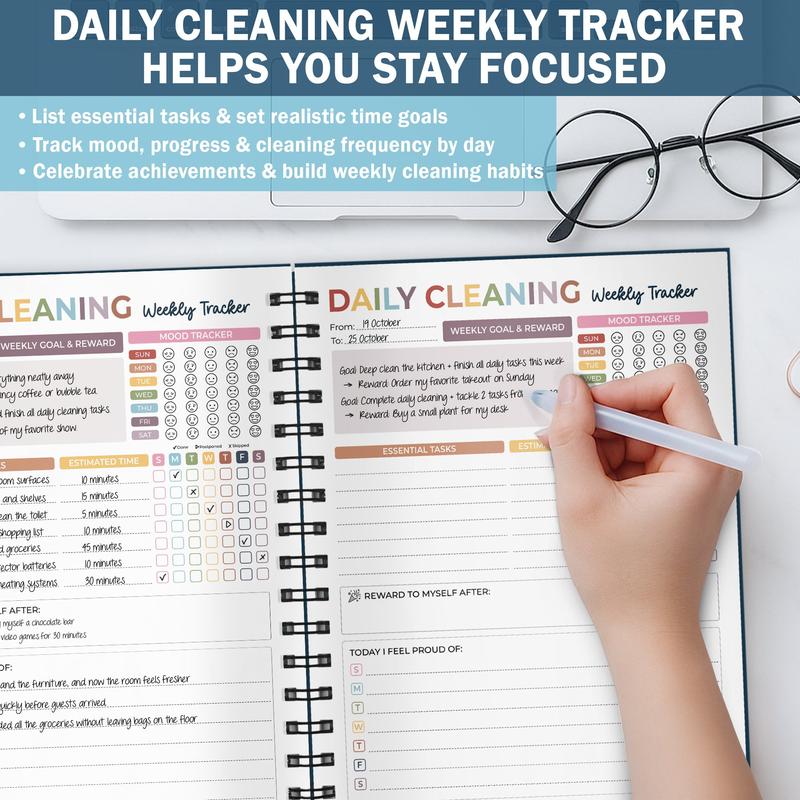 📕2026 ADHD Cleaning Planner — Designed for ADHD Minds