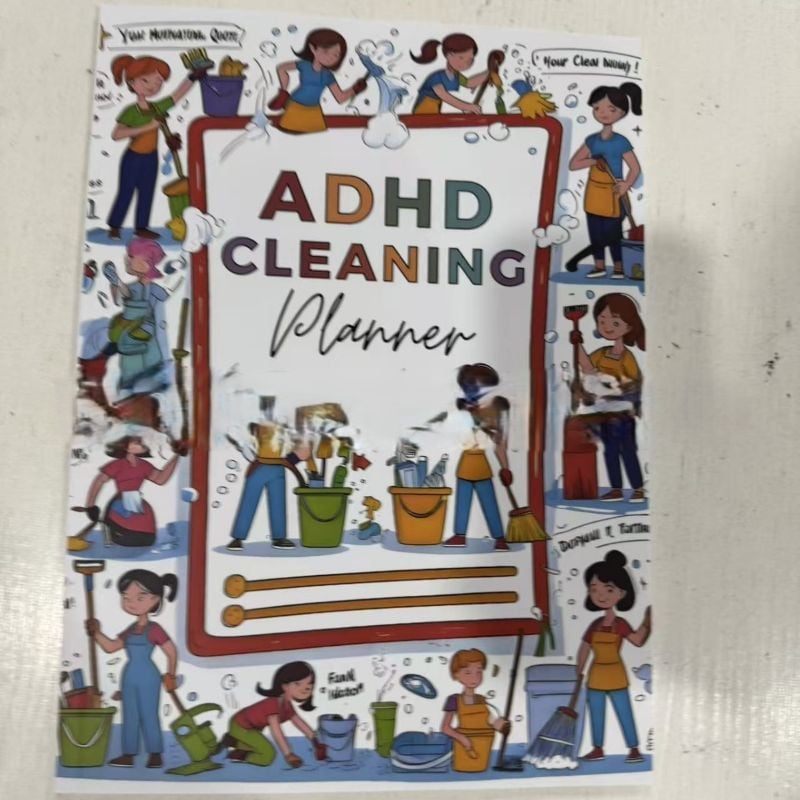 📕2026 ADHD Cleaning Planner — Designed for ADHD Minds
