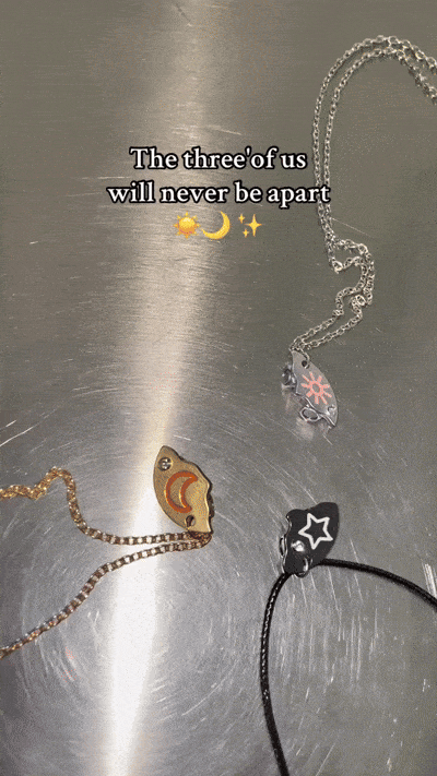 🌞🌙⭐Sun, Moon & Star Magnetic Necklace Set🌞🌙⭐