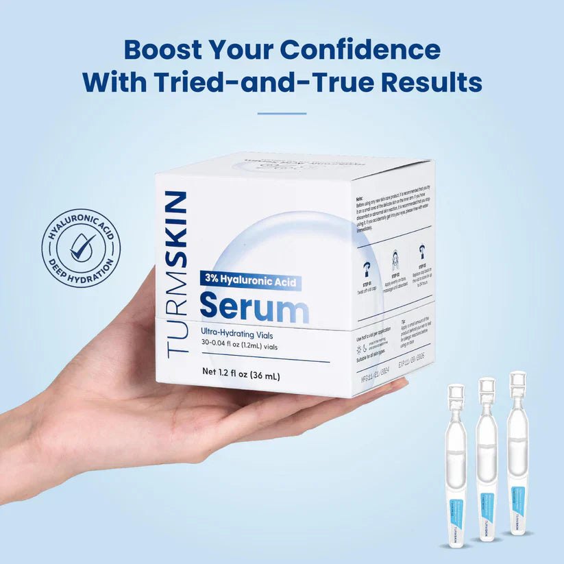 🏆LAST DAY BUY 1 GET 1 FREE⚡3% Hyaluronic Acid Ultra Hydrating Serum by TurmSkin
