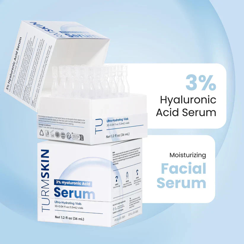 🏆LAST DAY BUY 1 GET 1 FREE⚡3% Hyaluronic Acid Ultra Hydrating Serum by TurmSkin