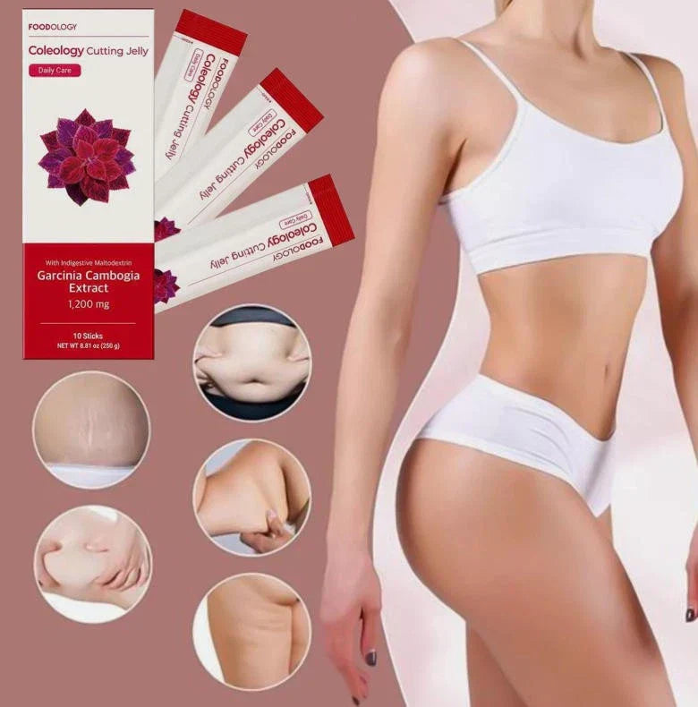 FOODOLOGY Coleology Cutting Jelly Weight Loss Supplements 250g(25g X 10 Sticks)